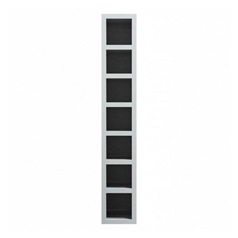 Gloss Slate Grey 150mm Tall Wine Rack