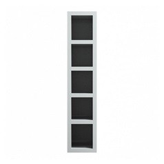 Gloss Slate Grey 150mm Wine Rack