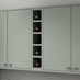Clerkenwell Gloss Reed Green 720mm x 150mm Wine Rack