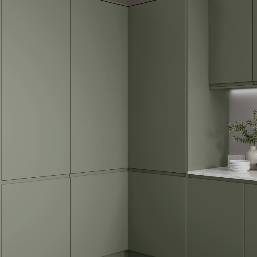 Super Matt Reed Green Tall Wall Fillet