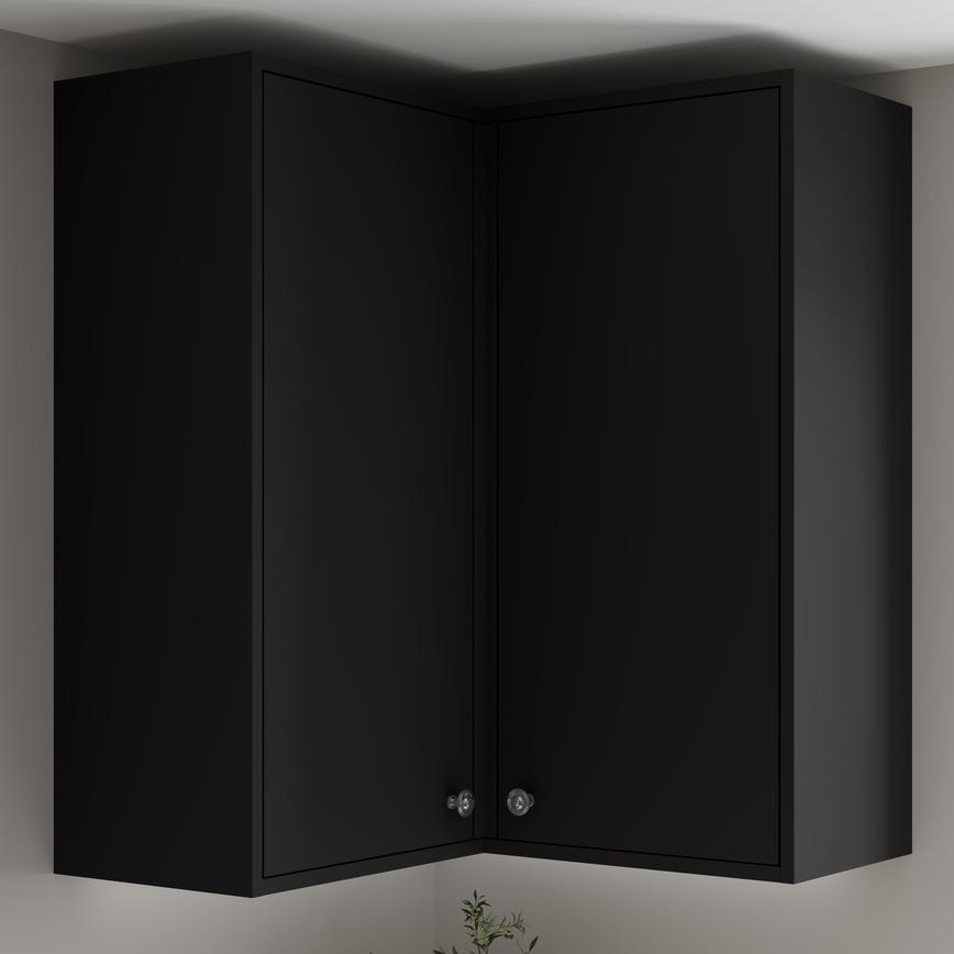 Super Matt Black Tall Wall Corner Fillet