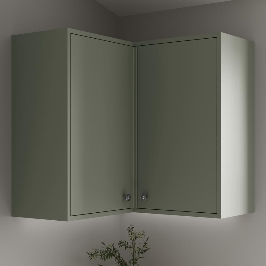 Reed Green Wall Corner Fillet