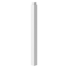 Super Matt White Full Height External Corner Fillet