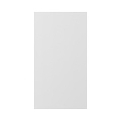 White Full Height Deep Wall Decor End