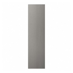 Charcoal 18mm Tall Tower Décor End 1182mm Front