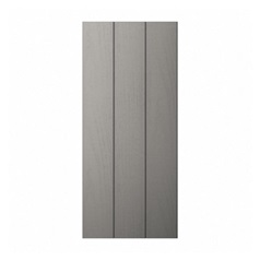 Charcoal Tongue and Groove Tall Deep Wall Décor End