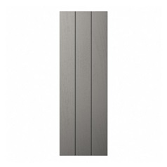 Charcoal Tongue and Groove Tall Wall Décor End - 932mm