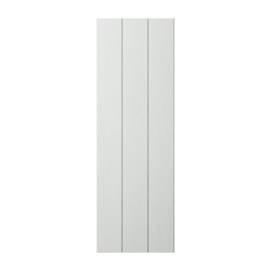 Dove Grey Tongue and Groove Tall Wall Décor End - 932mm