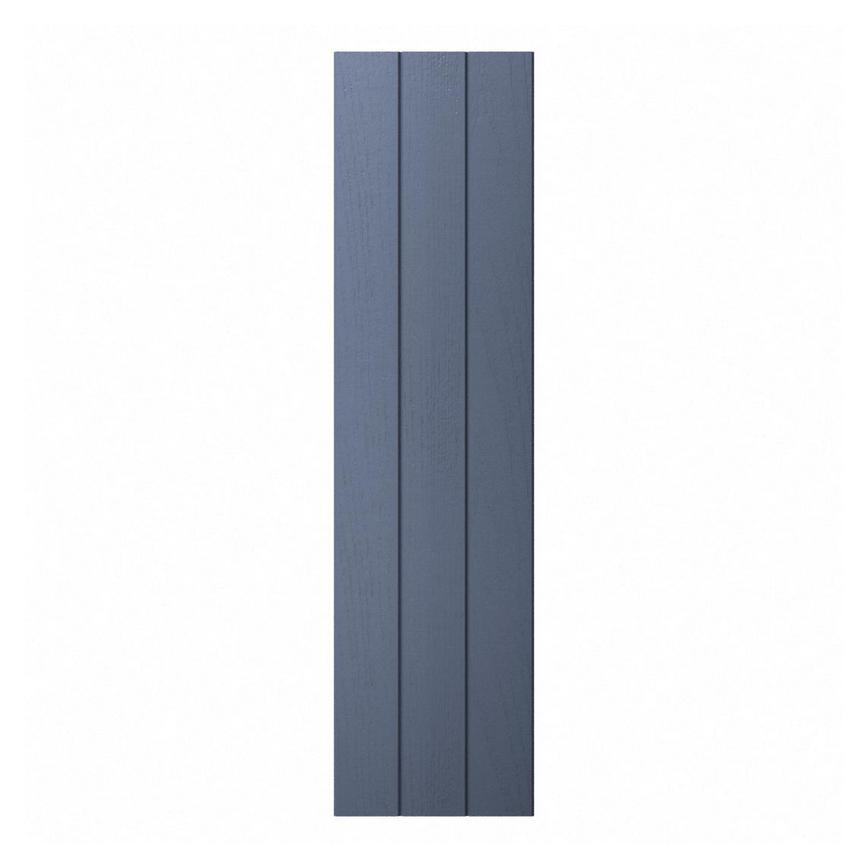 Navy Tongue and Groove Tall Wall Décor End - 1182mm
