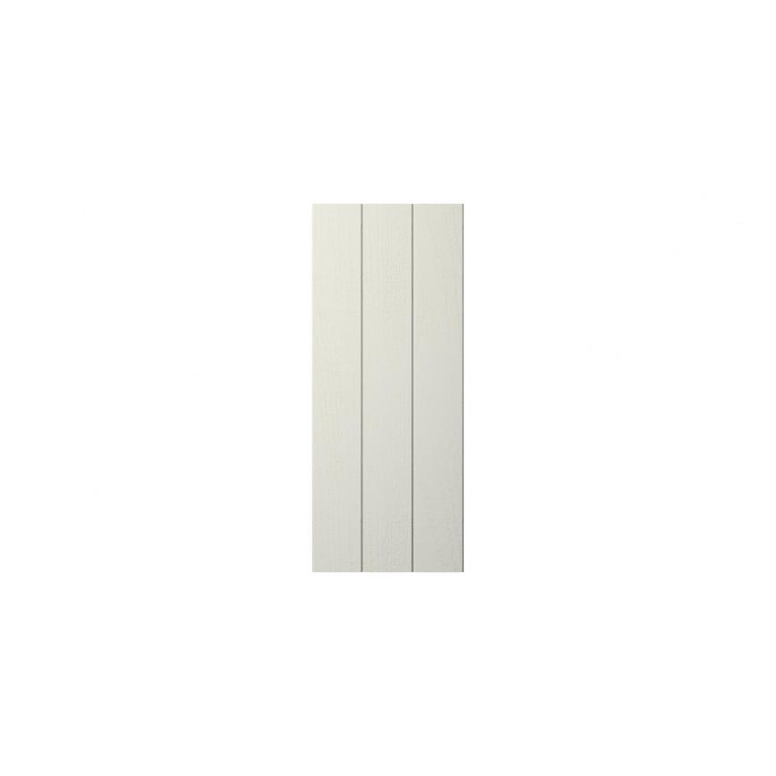 Grained Linen Tongue and Groove Full Height Wall Décor End