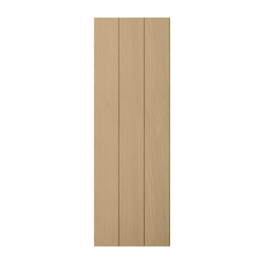 Grained Oak Tongue and Groove Tall Wall Decor End 932mm