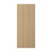 Grained Oak Tongue and Groove Full Height Wall Decor End 752mm