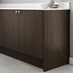 Hockley Textured Dark Oak 940mm x 595mm x 16mm End Panel