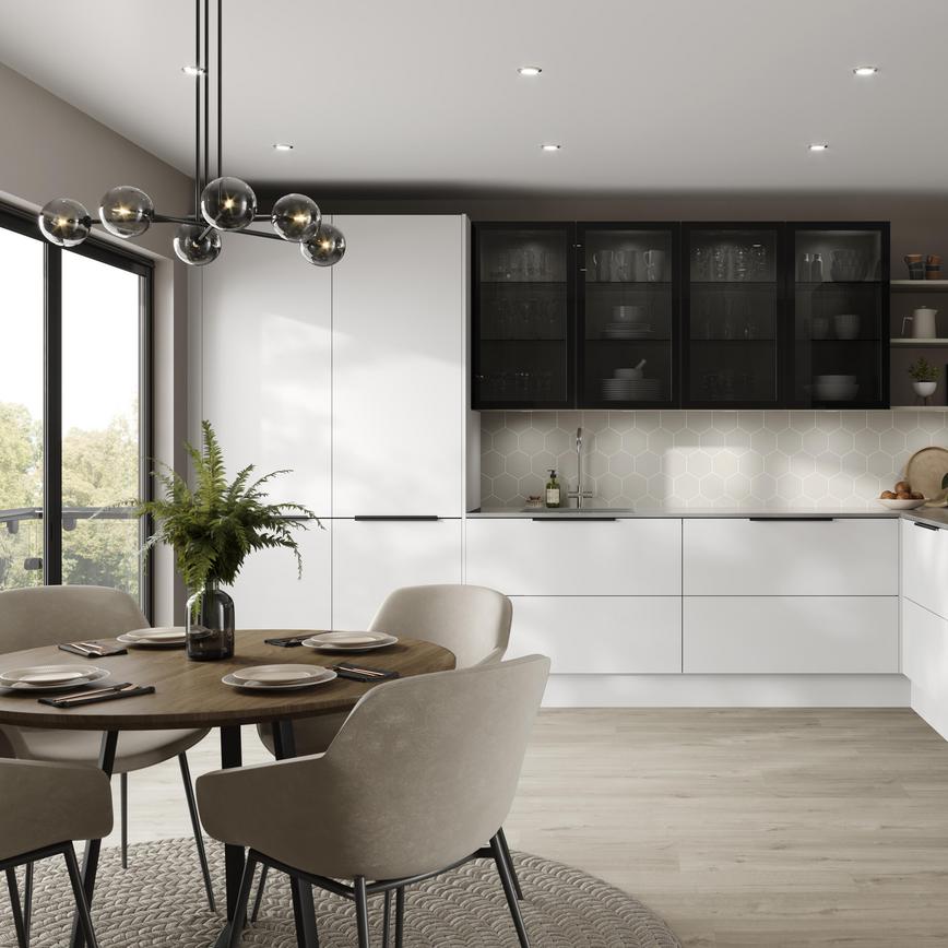 Hockley Super Matt White 16mm End Panel