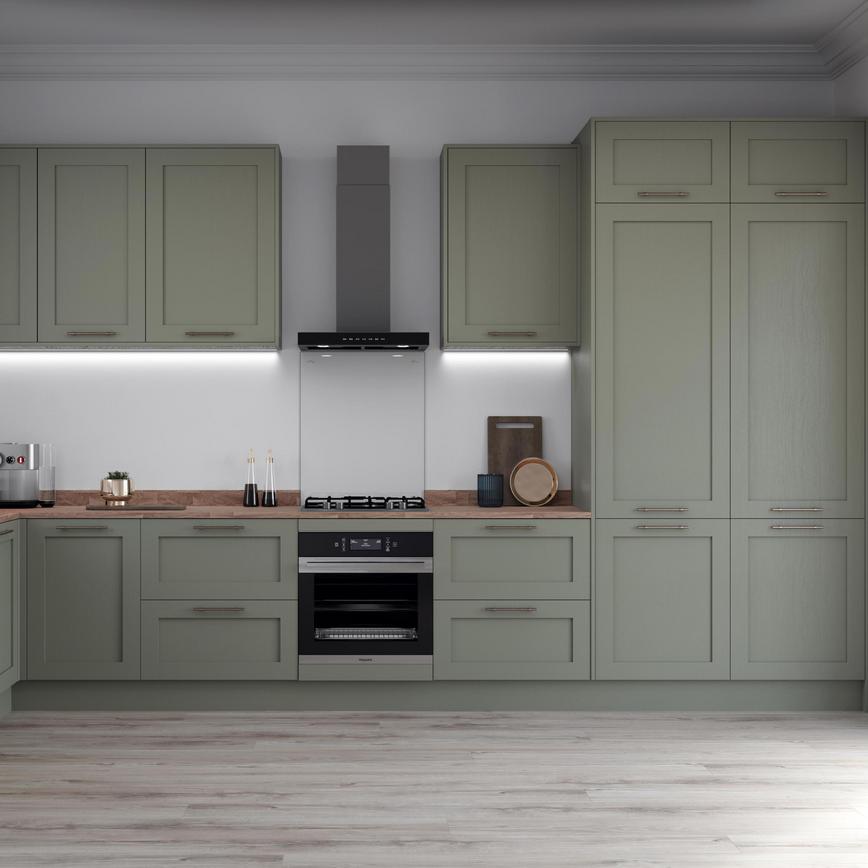 Chilcomb Grain Reed Green 18mm End Panel