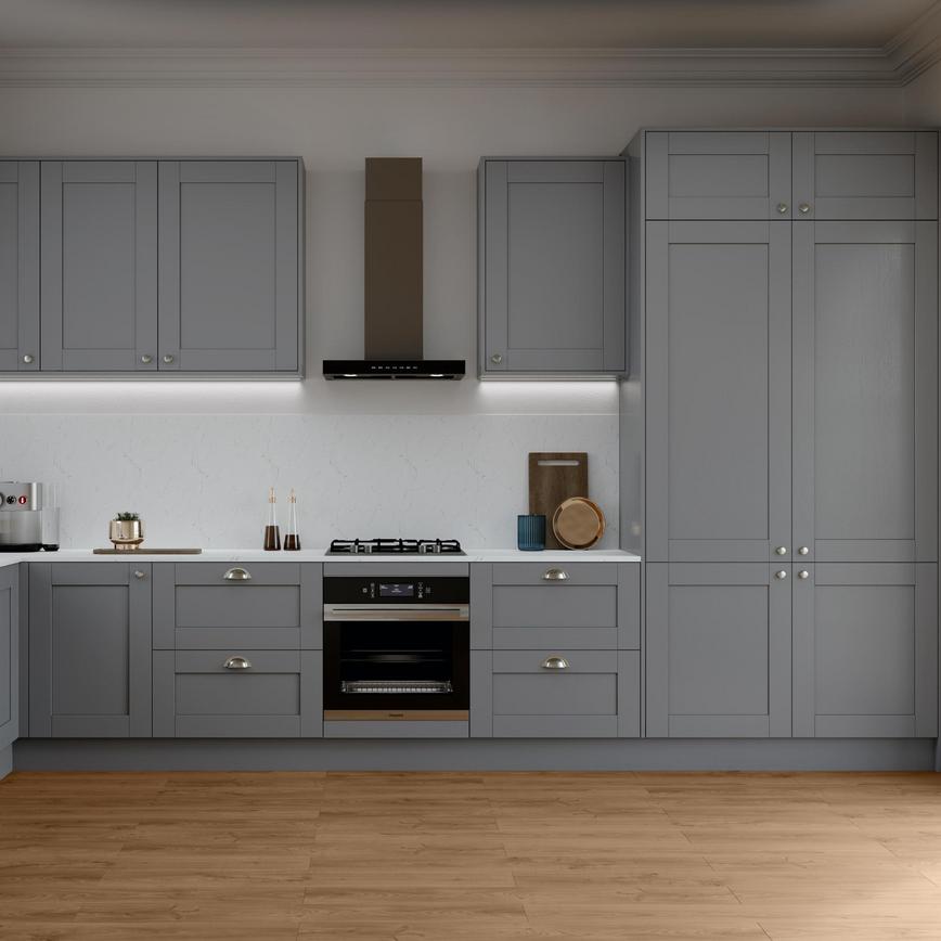 Fairford Grain Dusk Blue 18mm End Panel