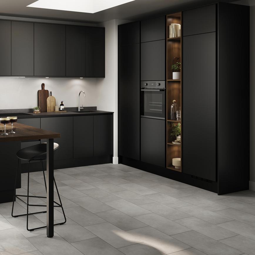 Hockley Super Matt Black 16mm End Panel