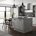 Hockley Textured Concrete 940mm x 2400mm x 16mm Breakfast Bar Panel