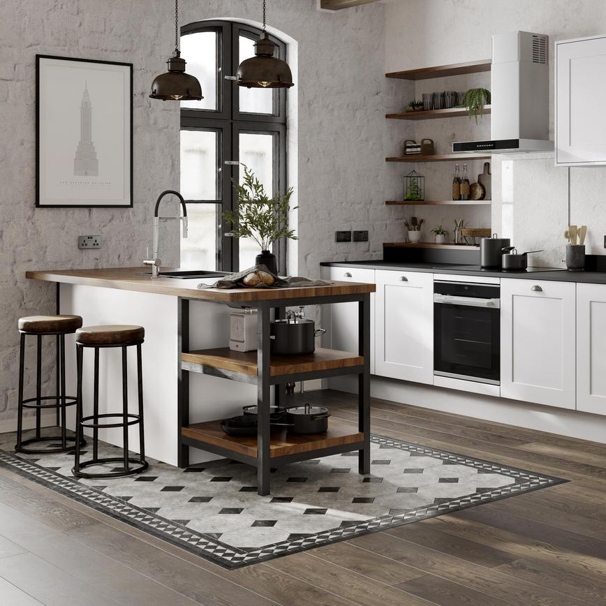 Matt White 910mm x 2400mm x 18mm Breakfast Bar Panel