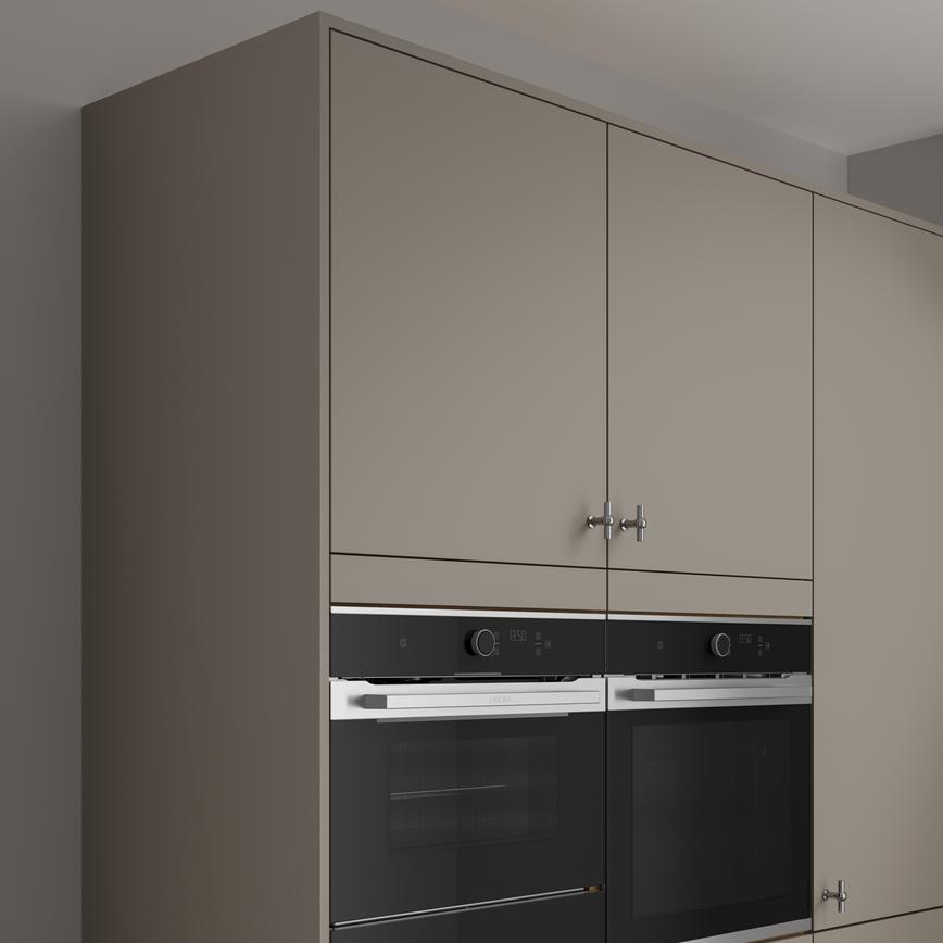 Hockley Super Matt Sand Grey 2130mm x 595mm x 16mm End Panel