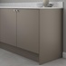 Hockley Super Matt Sand Grey 940mm x 595mm x 16mm End Panel