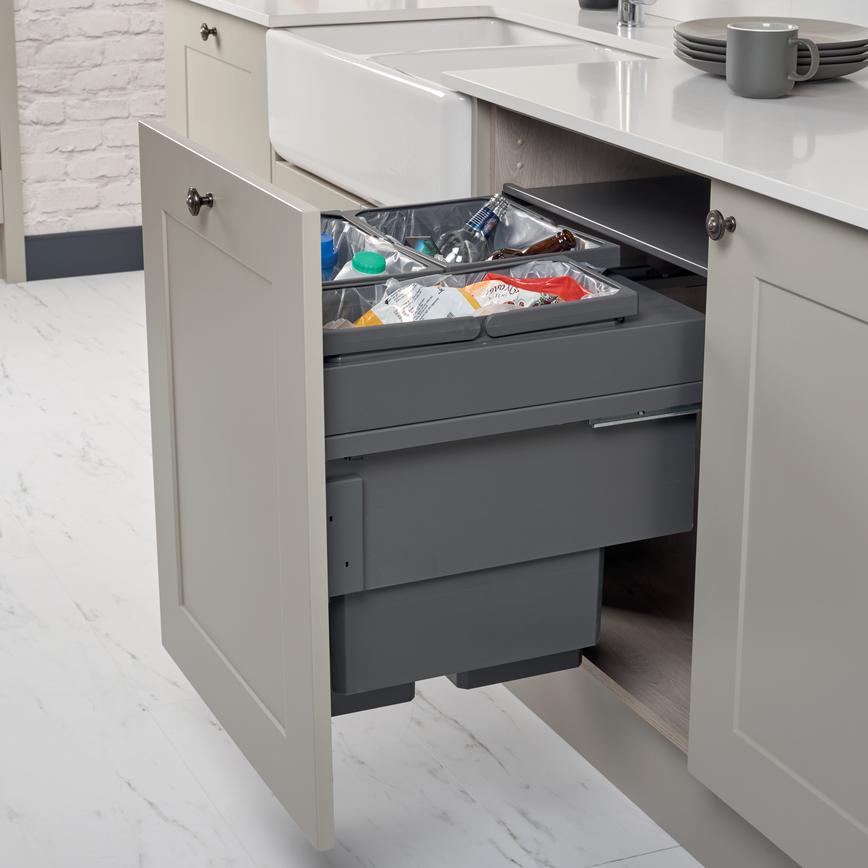 85ltr integrated recycling bin Cameo