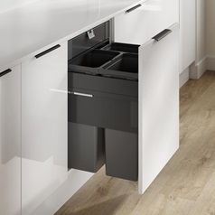 Integrated Recycling Bin