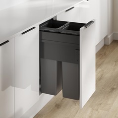 64L Integrated Recycling Bin