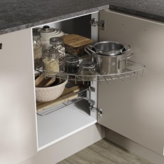 Greenwich Gloss Sandstone-Standard 1000mm Half Carousel Accessory