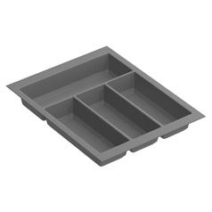 400mm Moulded Anthracite Tray