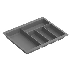 600mm Moulded Anthracite Tray