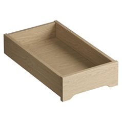 Natural Oak Veneered 300mm Ready Assembled Internal Drawer