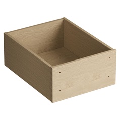 Natural Oak Veneered 300mm Ready Assembled Pan Drawer