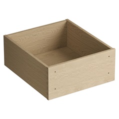 Natural Oak Veneered 450mm Ready Assembled Pan Drawer