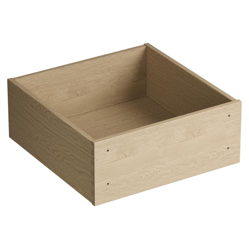 Natural Oak Veneered 500mm Ready Assembled Pan Drawer
