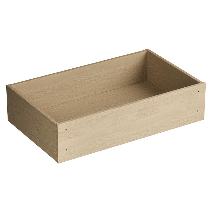 Natural Oak Veneered 800mm Ready Assembled Pan Drawer
