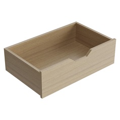 Natural Oak 700mm Ready Assembled Scalloped Pan Drawer