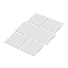Internal White 800m x 398mm Larder Top Shelf Pack