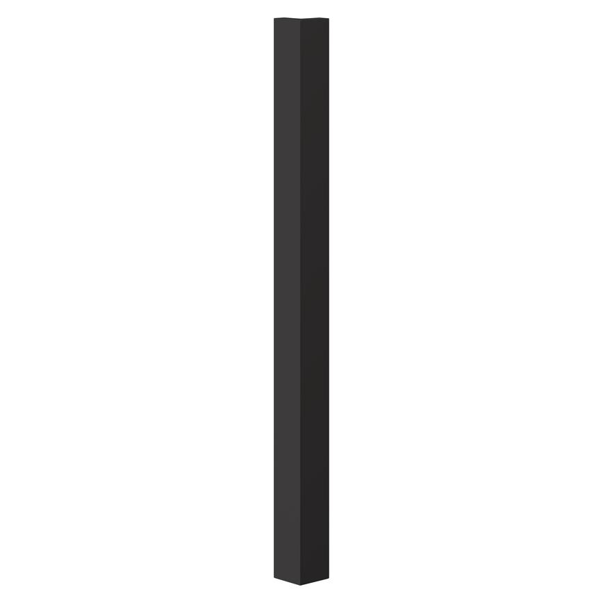 Super Matt Black Full Hight External Return Corner Post