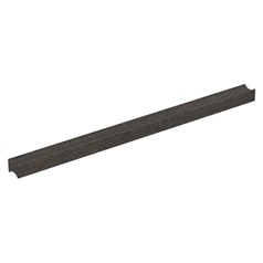 Reed Lacquered Dark Oak Mounted Trim Bar Cupboard Handle 400mm