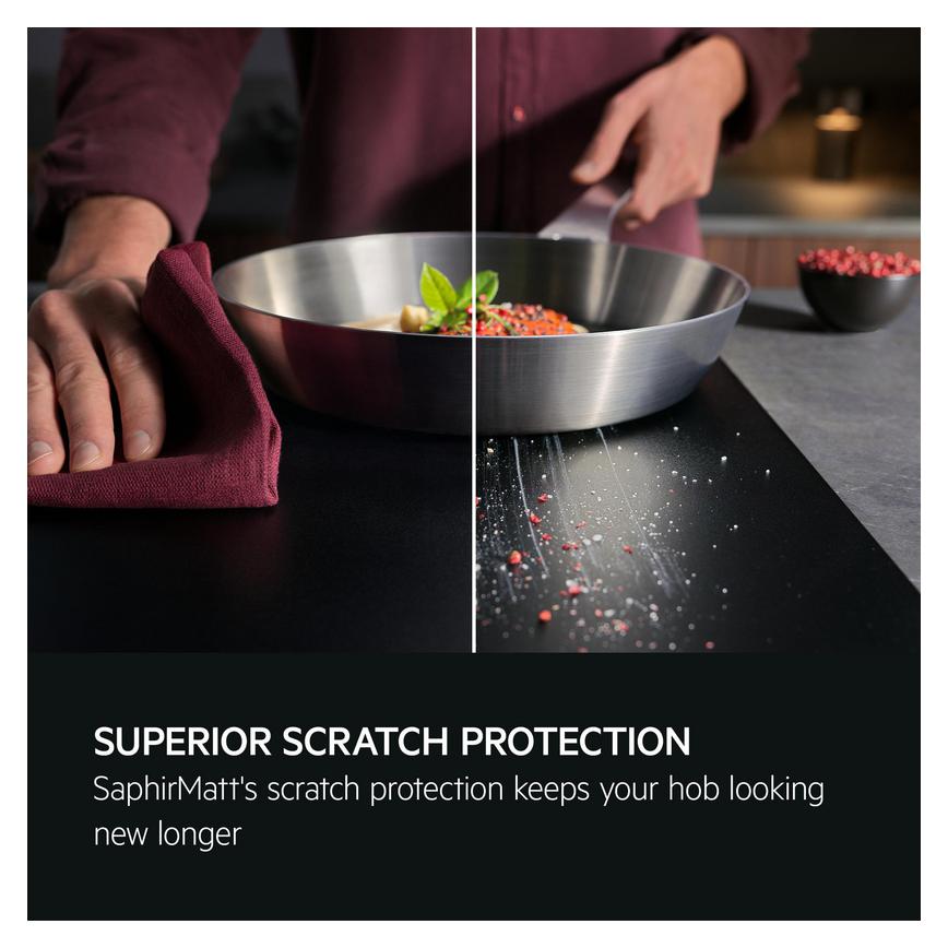 AEG Saphire Matt Blk Ind Hob 60cm Hcm