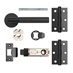 Jigtech Modell Matt Black Slim Rose Handle Latch Pack