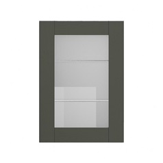 Halesworth Ash Green 500 Full Height Glass Door CAD Cut Out Primary