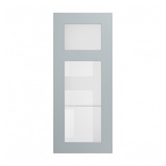 Frome Matt Mist 500 Panelled Glass Dresser Door CAD Cut Out Primary