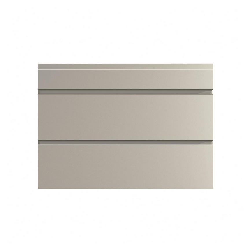 Clerkenwell Matt Metallic Titanium 275mm x 1000mm Appliance Tower Kitchen Drawer Additional Cut Out