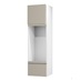 Clerkenwell Matt Metallic Titanium 570mm x 600mm Tall Appliance Tower Kitchen Door Angled Open