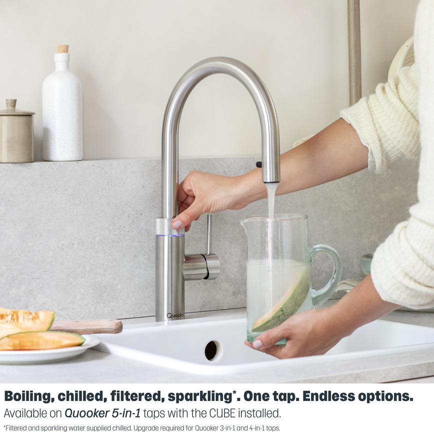 Quooker 5 in 1 Tap with Chilled, Filtered and Sparkling Water