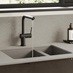Winterton Gloss Sandstone And Dark Stone Sink And Tap
