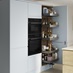 Clerkenwell Super Matt Mist & Natural Oak Larder Storage