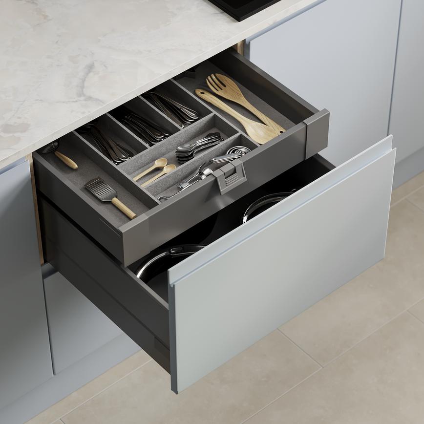 Clerkenwell Super Matt Mist Drawer Storage
